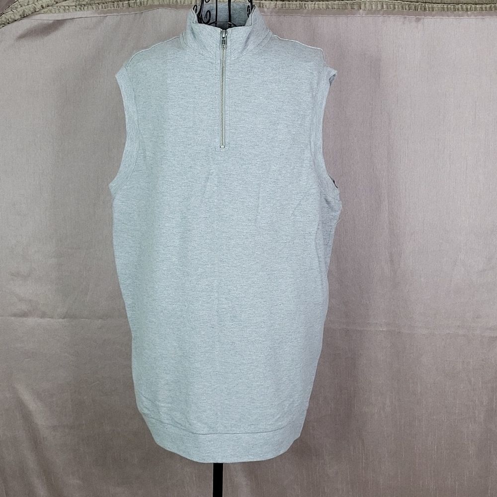 BIG SKY OUTFITTERS Gray Sleeveless Men's Shirt Medium‎